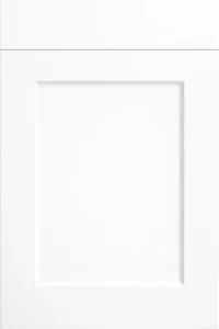 Classic white Shaker-style cabinet door