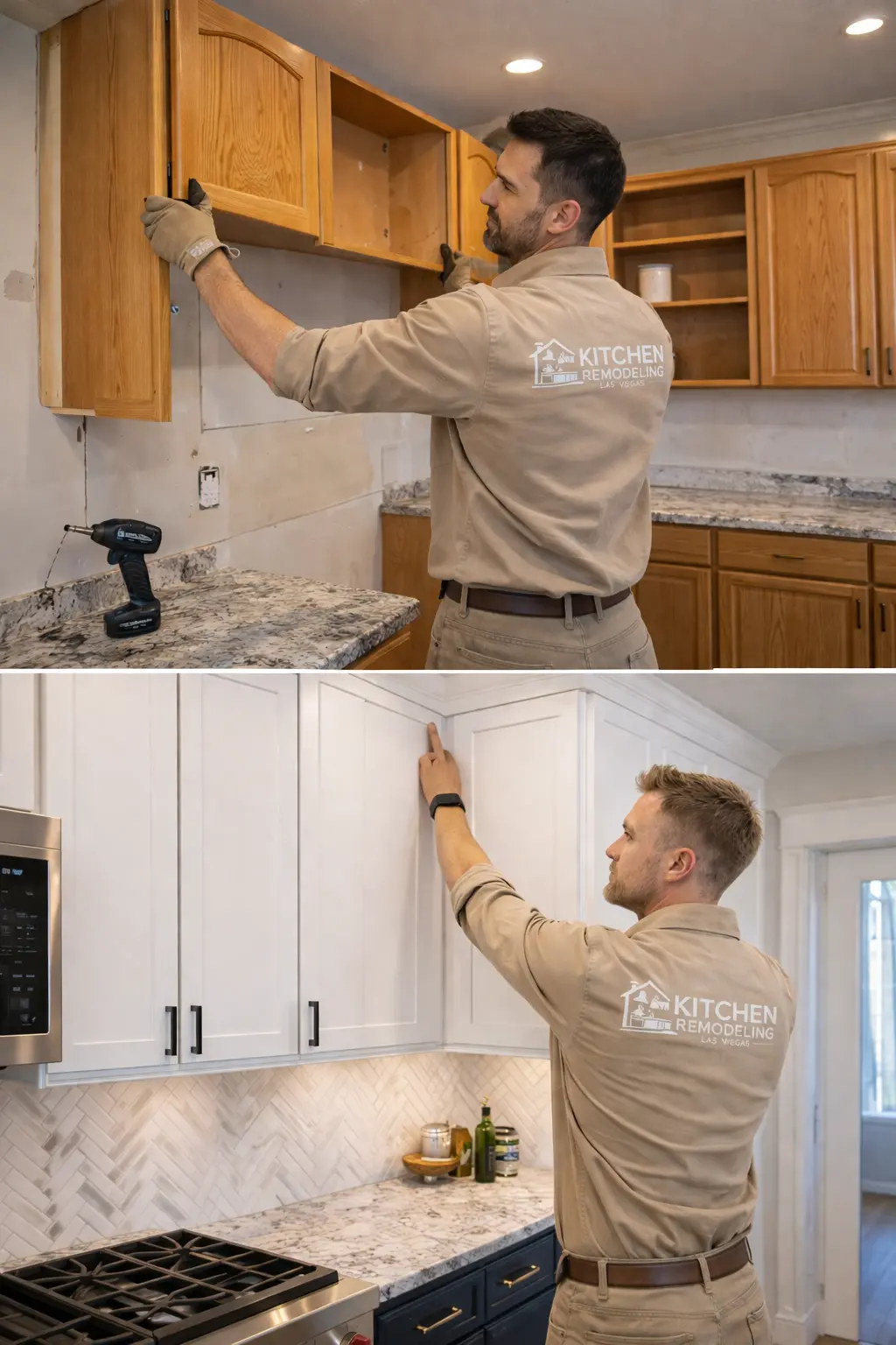 cabinet refaacing latest project